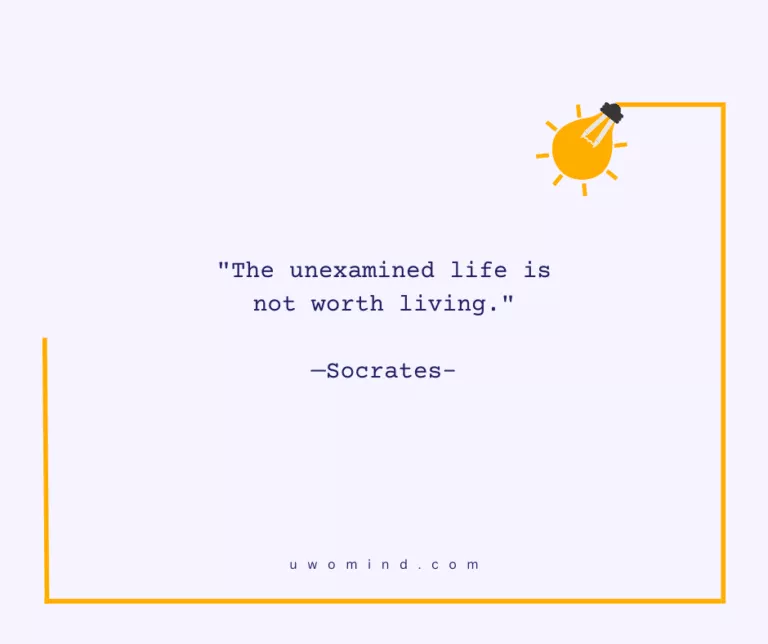 "The unexamined life is not worth living." —Socrates-